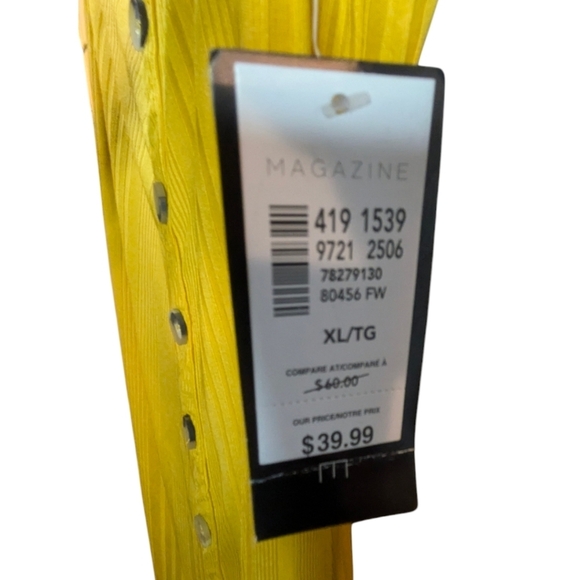 Magazine Mustard Button-Down Midi Dress - Picture 4 of 5